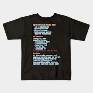 Ingredients for an Amazing Hiker Kids T-Shirt